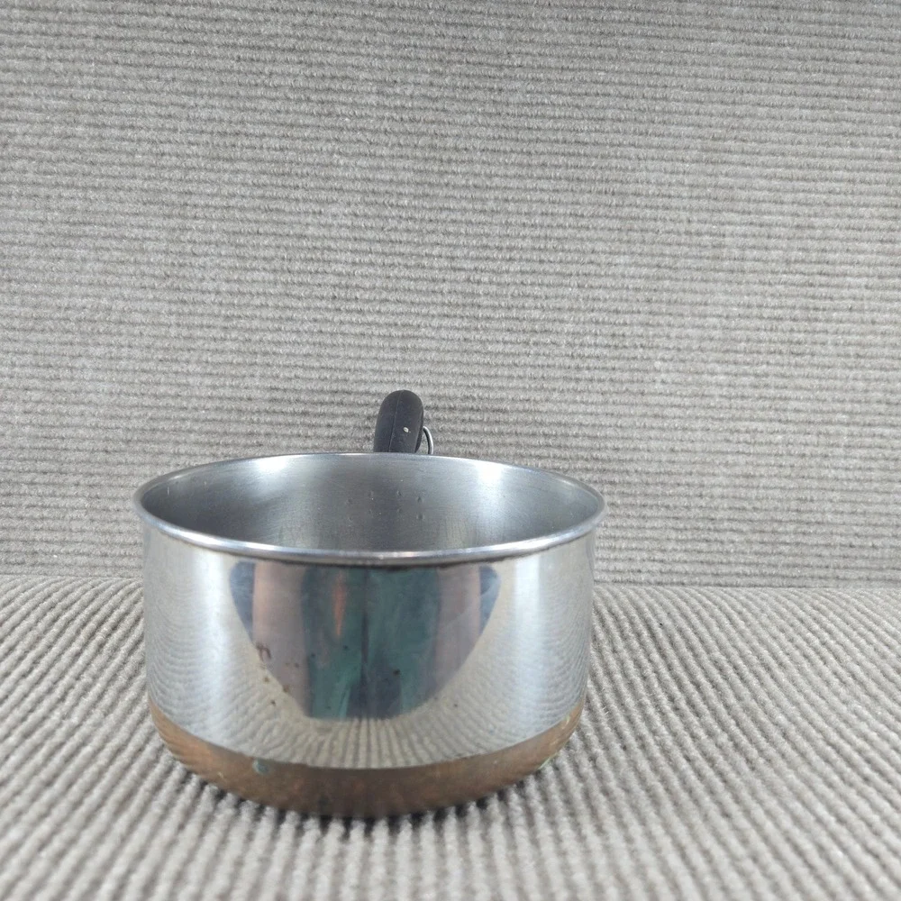 Revere Ware 1.5 Qt Silver Copper‎ Clad Stainless Steel Saucepan